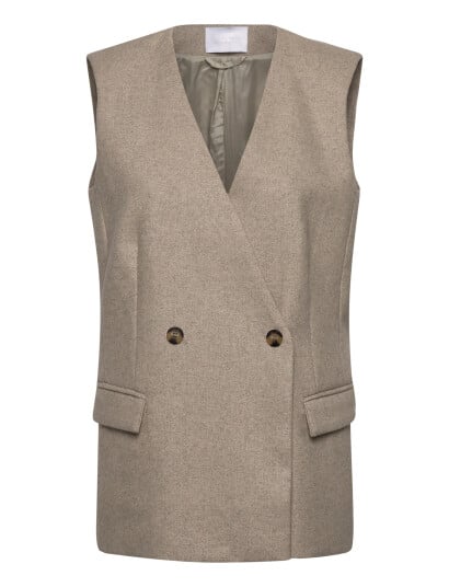 2NDDAY 2Nd Jules - Herringbone Suiting - Beige - 36