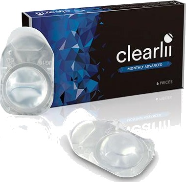 Clearlii Monthly Advanced månedslinse +2.00 styrke 6 stk
