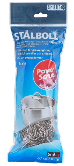 SMART MICROFIBER STÅLSKRUBB 3-PK SMART MICROFIBER STÅLSKRUBB 3-PK