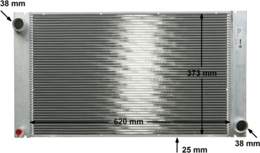Radiator MAHLE ORIGINAL CR 578 000P