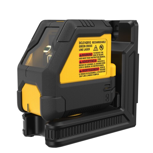 Dewalt Grønn Krysslinjelaser DCLE14201GB med USB-Lading og 11 Timer Driftstid Dewalt Grønn Krysslinjelaser DCLE14201GB med USB-Lading og 11 Timer Driftstid