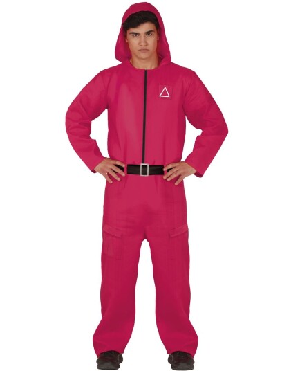 Squid Game Inspirert Jumpsuit Herrekostyme. Strl XL