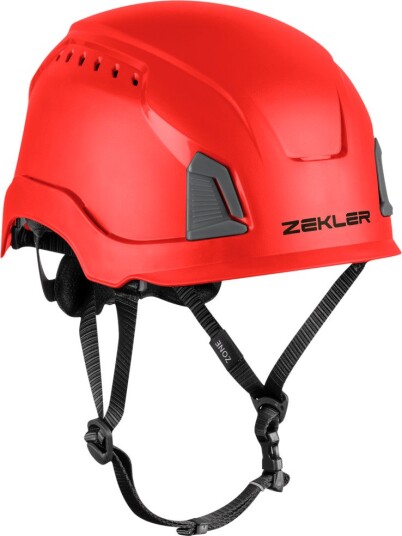 Zekler Vernehjelm Zone Standard Med 12 Ventilasjonshull Rød