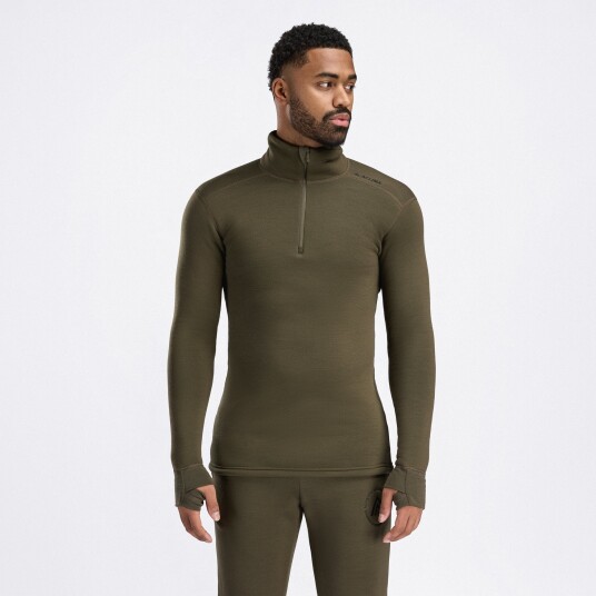 Aclima FleeceWool V2 Polo Half Zip Herre Tarmac M