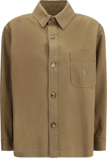 Saint Laurent Herre Jakker Grønn L,