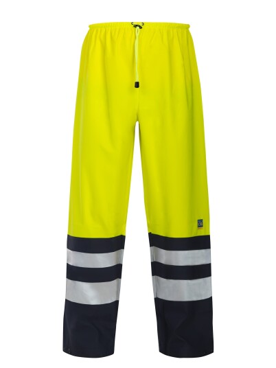ProJob 6504 Regnbukse En Iso 20471 Kl 2 Yellow/Navy XS