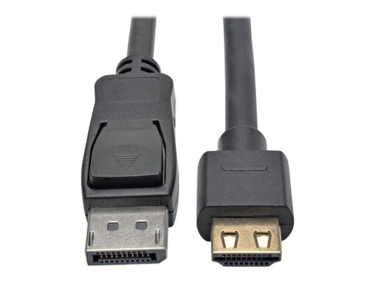 TRIPP LITE DisplayPort to HDMI Adapter Cable w/ Gripping HDMI Plug Active DP 1.2a to HDMI 4K 10ft 10' - adapterkabel - DisplayPort / HDMI - 3.05 m