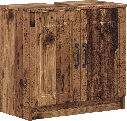 vidaXL Baderomsvaskeskap UTRECHT Gammelt tre 59,5 x 31,5 x 59 cm