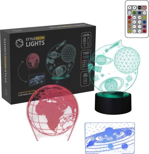 Manta SNL118RGB LED bordlampe Kosmos 3D RGB Manta SNL118RGB LED bordlampe Kosmos 3D RGB