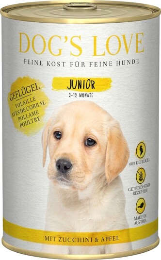 Dog´S Love Våtfôr Dog ́S Love Junior Fjærkre 24 X 400 G Dog´S Love Våtfôr Dog ́S Love Junior Fjærkre 24 X 400 G