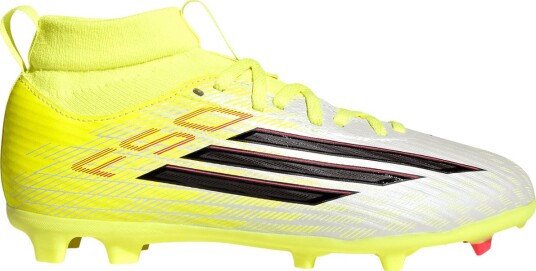 adidas F50 League Mid Fg/ag Born For Goals Gul/svart/lucid Red Barn størrelse 31