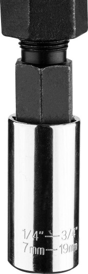 Graphite Universal Pipe Socket 7-19 mm
