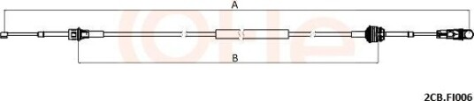 Kabel, girmekanisme COFLE 92.2CB.FI006