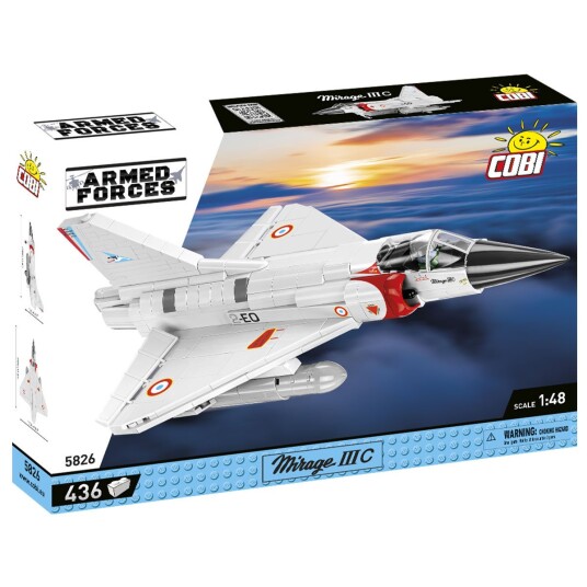 Cobi Armed Forces Byggesett 436 Deler Mirage Iiic Movie
