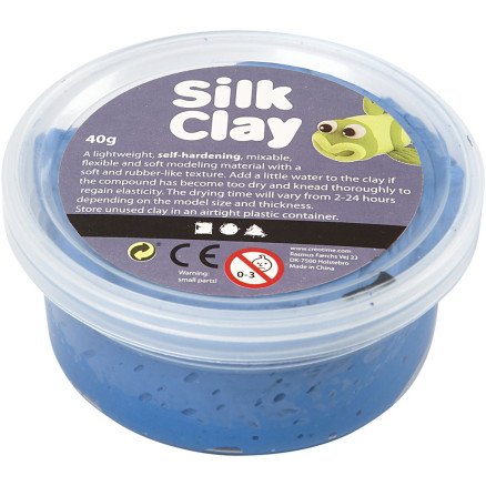 Diverse Silk ClayÂ® blå 40 g 1 boks
