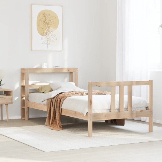  Sengeramme med hodegavl 75x190 cm heltre furu