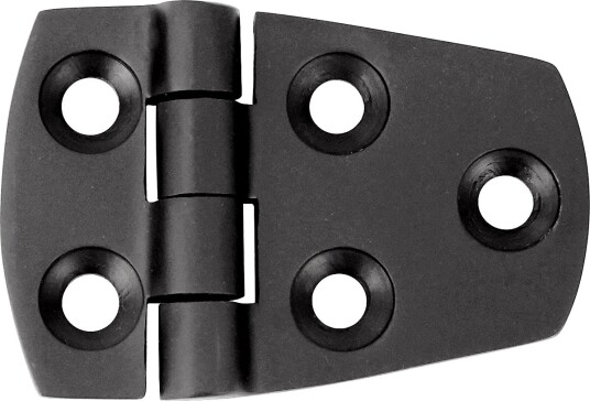 1852 Hengsel 57 x 38 mm syrefast sort