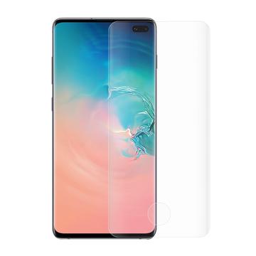 Samsung Galaxy S10+ Full Dekning Skjermbeskyttere Panzerglass - Gjennomsiktig Samsung Galaxy S10+ Full Dekning Skjermbeskyttere Panzerglass - Gjennomsiktig