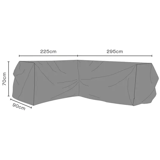 Brafab Møbelovertrekk Hjørnesofa 225/295x70 cm Premium Brafab Møbelovertrekk Hjørnesofa 225/295x70 cm Premium