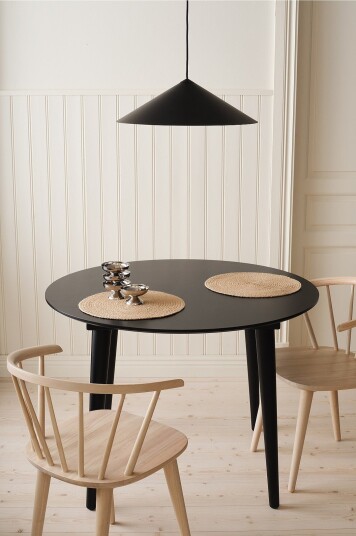 Ellos Home Kjøkkenbord Jolina Ø 106 cm Svart
