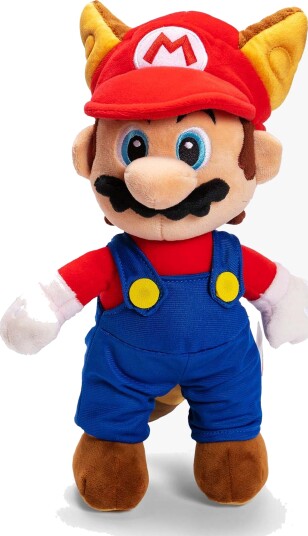 Super Mario Raccoon Kosedyr 30 cm Super Mario Raccoon Kosedyr 30 cm