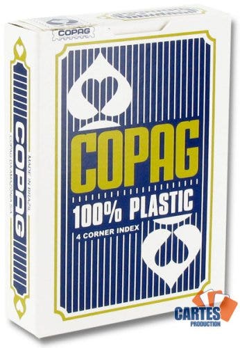 Copag Blue Plastic Poker Size Kortstokk - Brettspill fra Outland