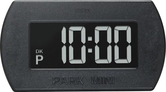 Needit Park Mini Elektrisk Parkeringsskive Sort