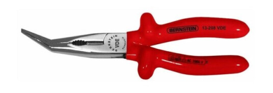 Bernstein Tools For Electronics 13-208 Vde Vde Telefontang 45° Bøjet 205 Mm
