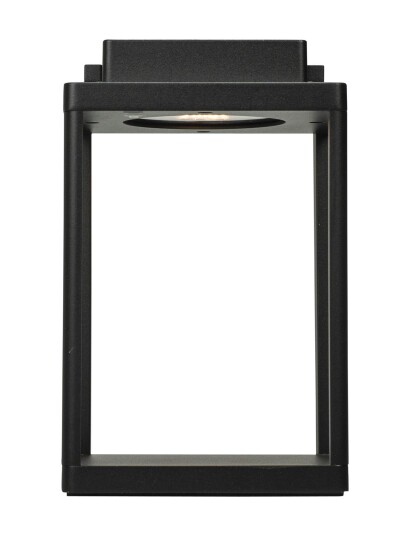 Dyberg Larsen Lanterne Med Led Lys - Opladelig - Black - H24CM x 15 Dyberg Larsen Lanterne Med Led Lys - Opladelig - Black - H24CM x 15