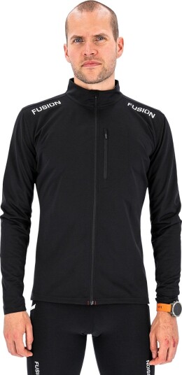 FUSION S2 Løpejakke Herre Svart L FUSION S2 Løpejakke Herre Svart L