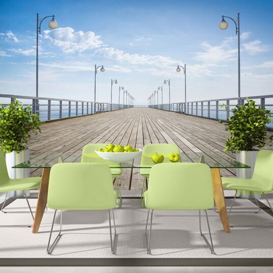 Fototapet On The Pier 150x105 - Artgeist sp. z o. o.
