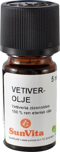 Sunvita vetivert olje 5 ml eterisk