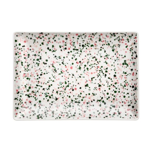 Iittala Oiva Toikka Helle A4 tallerken 21 x 29 cm Rosagrønn Iittala Oiva Toikka Helle A4 tallerken 21 x 29 cm Rosagrønn
