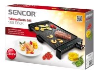 Sencor SBG 106BK Grill elektrisk 1457 cm2 sort Sencor SBG 106BK Grill elektrisk 1457 cm2 sort