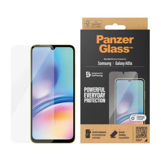 PanzerGlass Ultra-Wide Fit Skjermbeskytter for Samsung Galaxy A05S PanzerGlass Ultra-Wide Fit Skjermbeskytter for Samsung Galaxy A05S