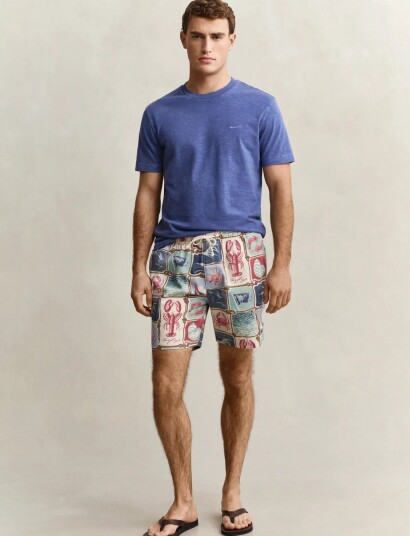 GANT Reg Nautical Print Ds Shorts Multi/patterned S