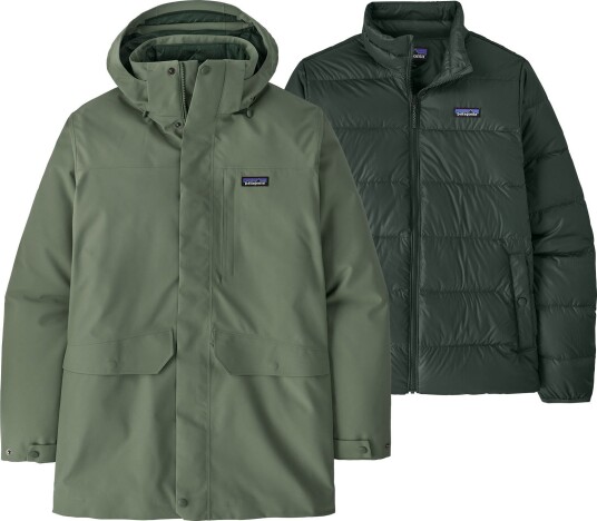 Patagonia Men"s Tres 3 in 1 Parka Old Growth Green L Patagonia Men"s Tres 3 in 1 Parka Old Growth Green L