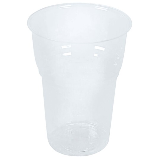 NATUREStar Drikkebeger til kalde drikker PLA 41 cl 8.5x11.2 cm (ØxH) Transparent 0.3 l målestrek 50 Stykk / Forpakning