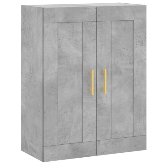 vidaXL Highboard betong grå 69,5x34x180 cm konstruert tre vidaXL Highboard betong grå 69,5x34x180 cm konstruert tre