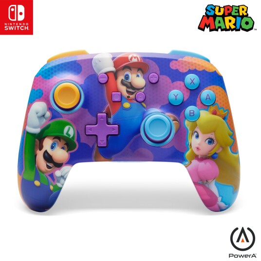 PowerA Enhanced Wireless Controller   Color Splash Heroes Nintendo Switch
