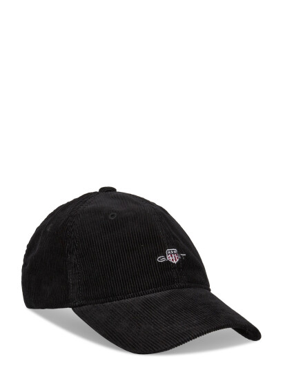 GANT Shield Cord Cap - Black - ONE SIZE GANT Shield Cord Cap - Black - ONE SIZE