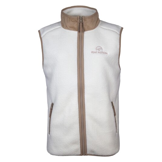 Peak Motion Comfy Pile Vest Dame Natural XS