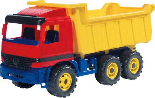 Lena Giga Trucks Tractor With Shovel & Trailer Traktor Inne/Ute 3 År Sort Grønn Grå Gult