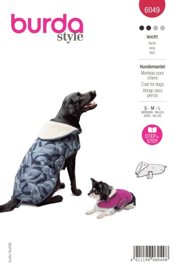 Burda 6049 - Hundejakke S - M - L