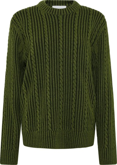 WOOD WOOD Wwbram Crew Neck 25472   Khaki green   XS