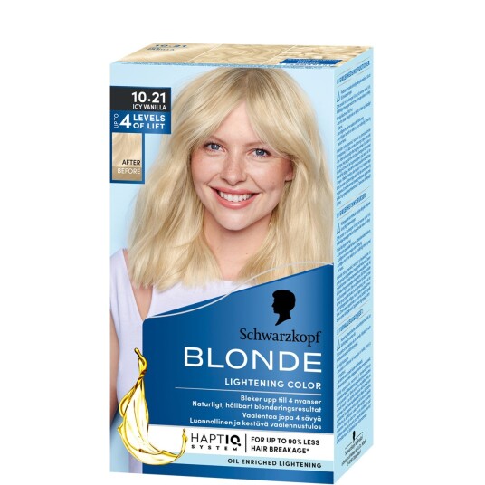 Schwarzkopf Blonde Lightening color 10.21 Icy Vanilla Schwarzkopf Blonde Lightening color 10.21 Icy Vanilla