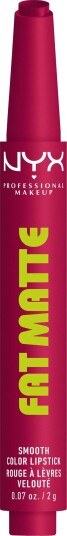 NYX PROFESSIONAL MAKEUP Fat Matte Slick Click Lip Balm 14 Hibiscus Hug NYX PROFESSIONAL MAKEUP Fat Matte Slick Click Lip Balm 14 Hibiscus Hug