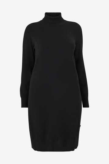 Adia Kjole Knit Dress Svart