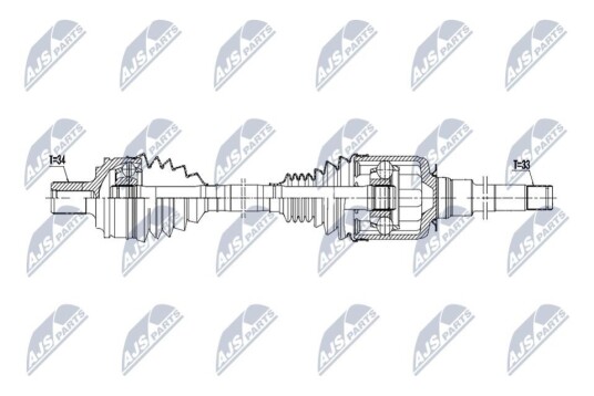 Nty Drivaksel NTY NPW ME 213 Nty Drivaksel NTY NPW ME 213