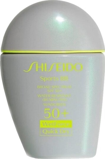 Shiseido Sports BB Cream SPF50+ Medium Dark 30ml med UVB-beskyttelse og vannbestandig formel